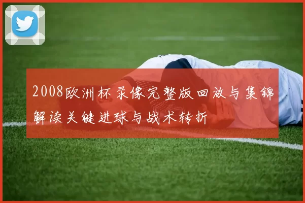 2008欧洲杯录像完整版回放与集锦解读关键进球与战术转折